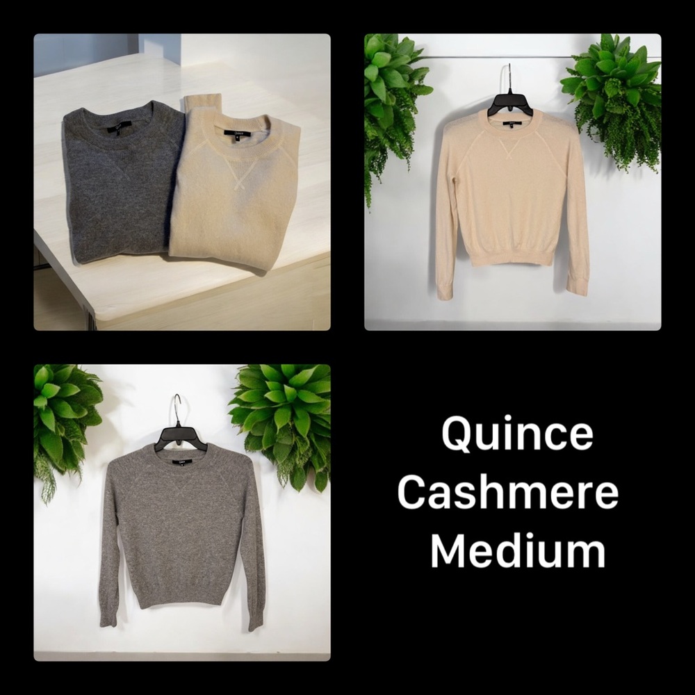 Quince Cashmere Sweater Bundle Medium